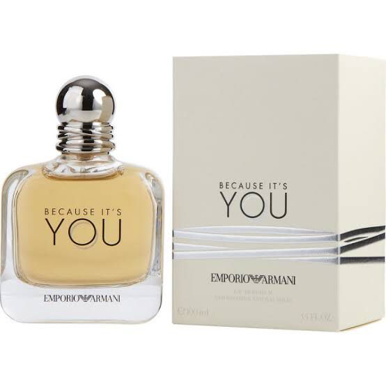 Because It’s You  Eau de Parfum Spray for Women 3.4 oz / 100ml – New in Box
