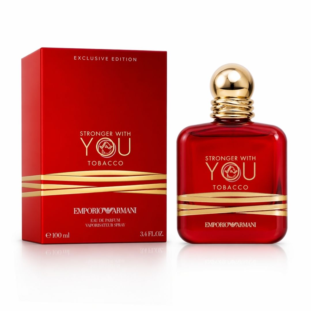 Stronger With You Tobacco Eau de Parfum 100ml for Men by Emporio Armani